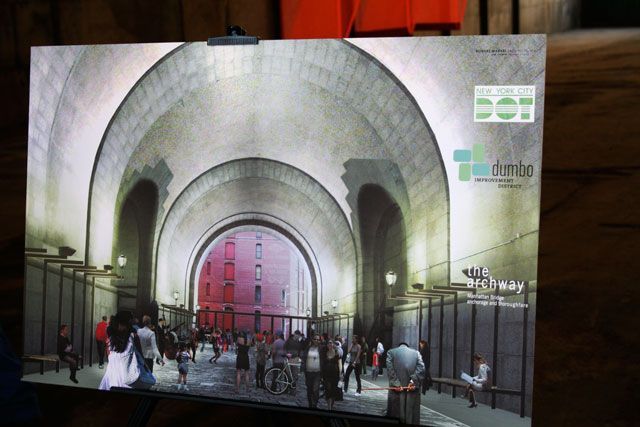 Rendering of the archway upon its completion next year.